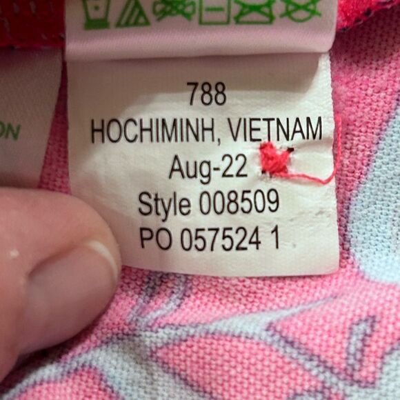 Lilly Pulitzer Marlena UPF 50+ Button Down Heron My Own Engineered - Picture 10 of 13